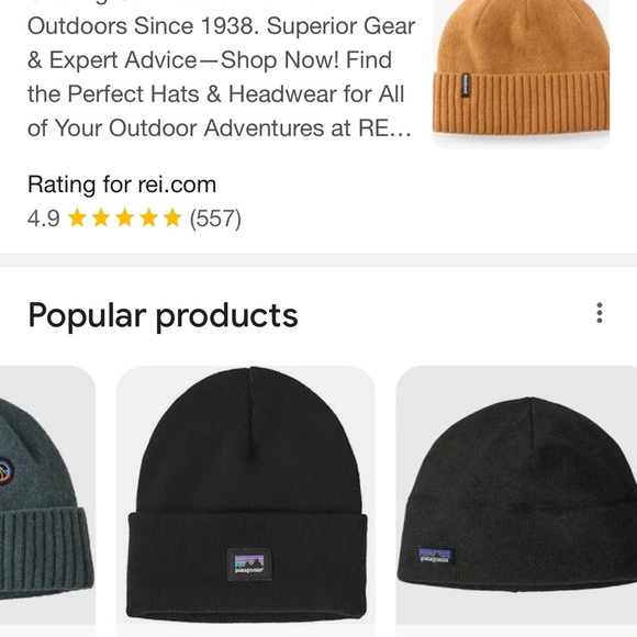 Patagonia beanie. Unisex - Picture 10 of 11